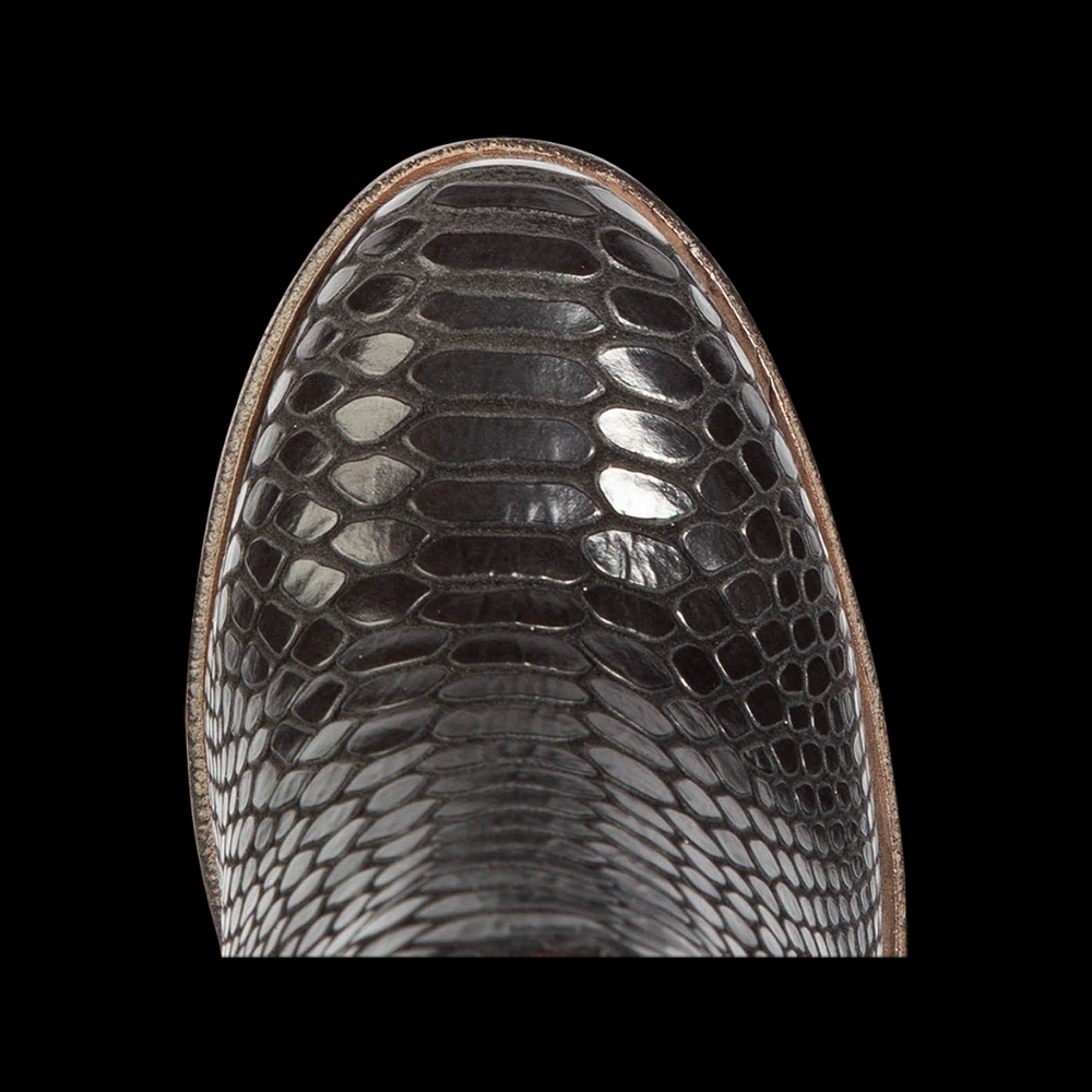Freebird Black Textured Ankle Boots - Picture 8 of 9